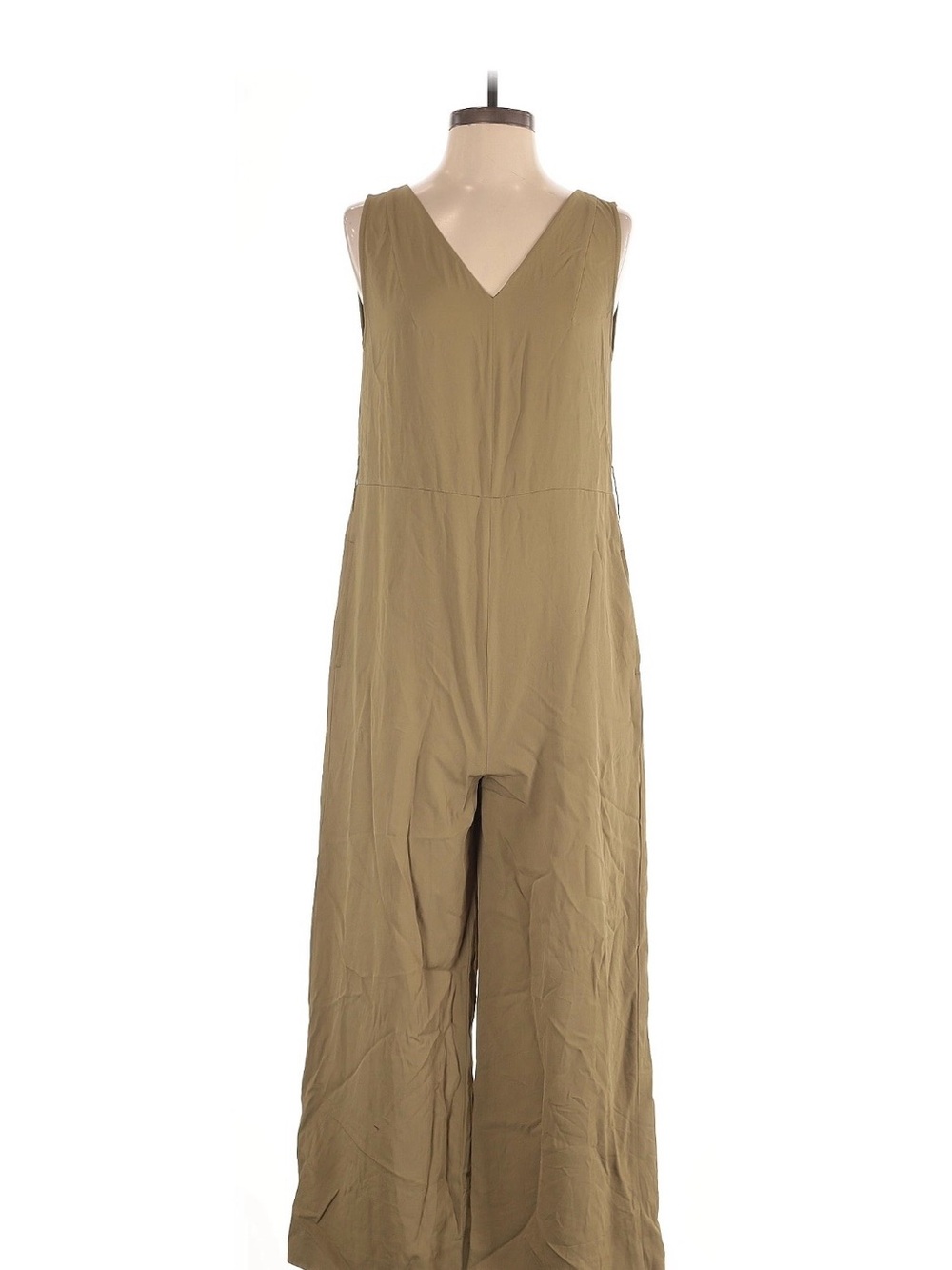Everlane V-Neck Wide-Leg Jumpsuit